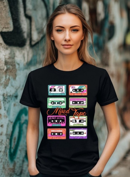 Тениска Mixed Tape - 90s - Jaba.bg