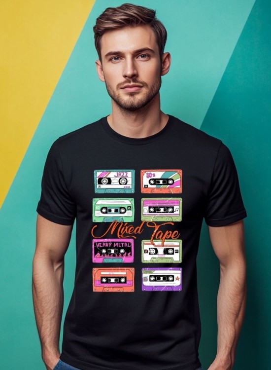 Тениска Mixed Tape - 90s - Jaba.bg