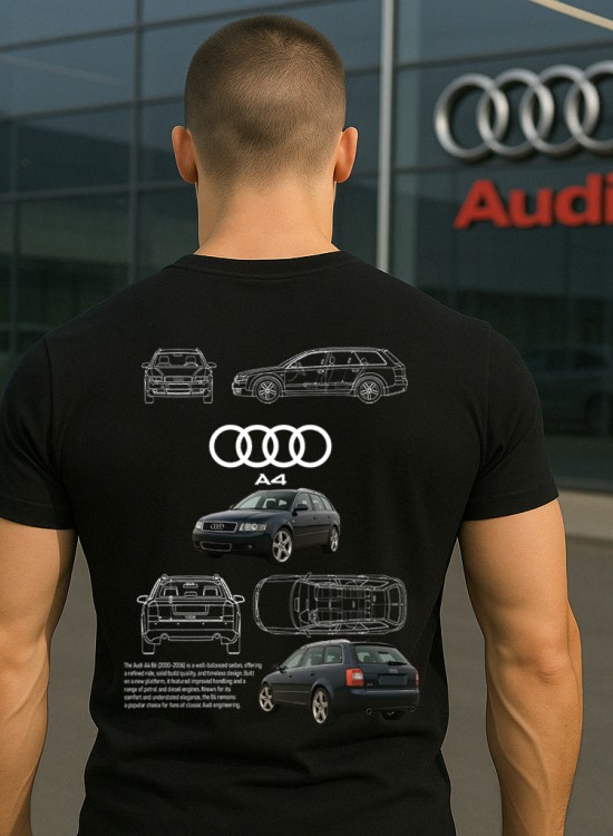Мъжка тениска - Audi A4 - Audi - Jaba.bg