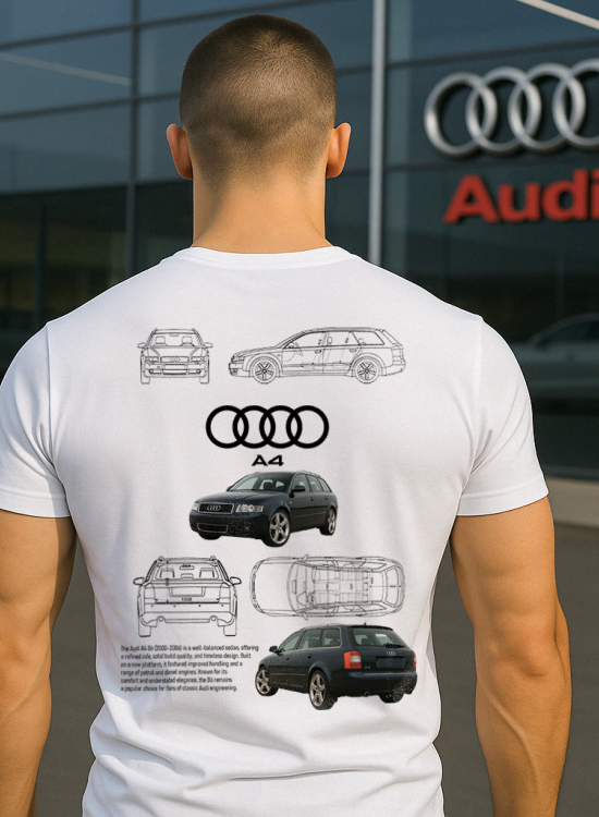 Мъжка тениска - Audi A4 - Audi - Jaba.bg