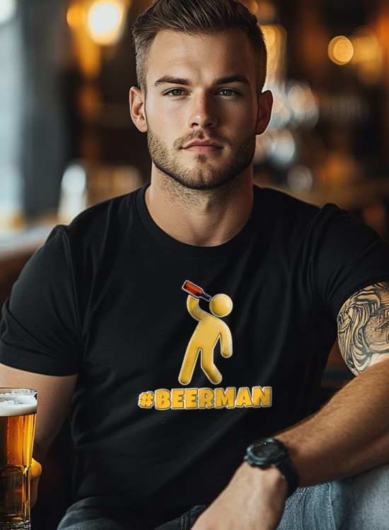 Тениска - BEERMAN - Бира - Jaba.bg
