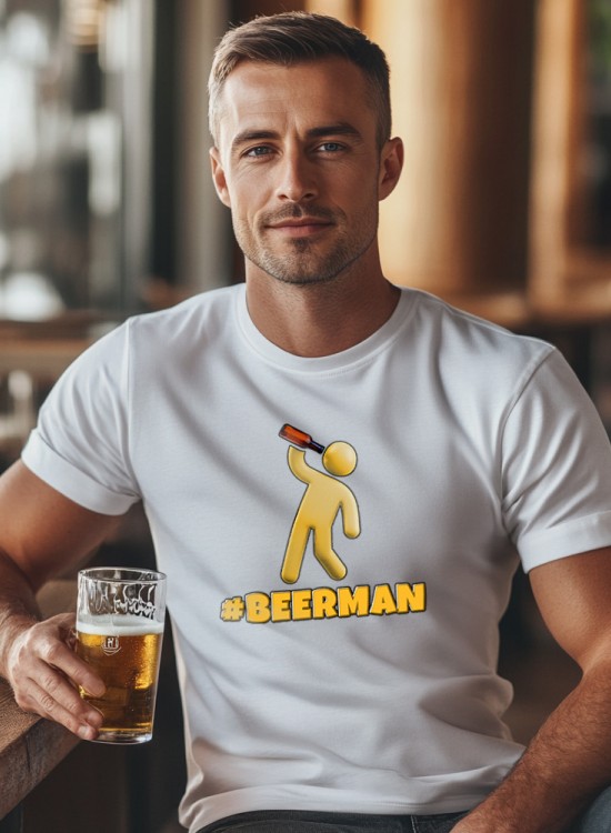 Тениска - BEERMAN - Бира - Jaba.bg