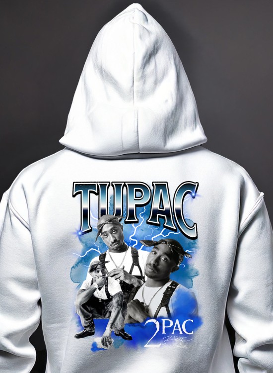 Худи 2Pac Blue - Хип-Хоп - Jaba.bg