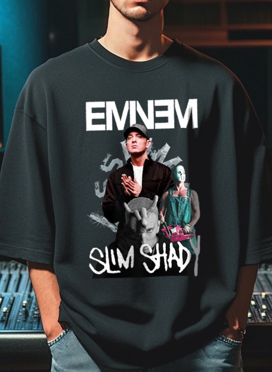 Овърсайз тениска Eminem - Slim Shady - Хип-Хоп - Jaba.bg