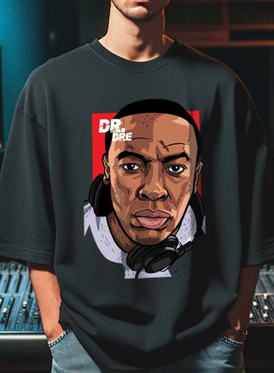 Овърсайз тениска Dr. Dre 1 - Хип-Хоп - Jaba.bg