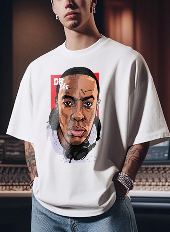 Овърсайз тениска Dr. Dre 1 - Хип-Хоп - Jaba.bg