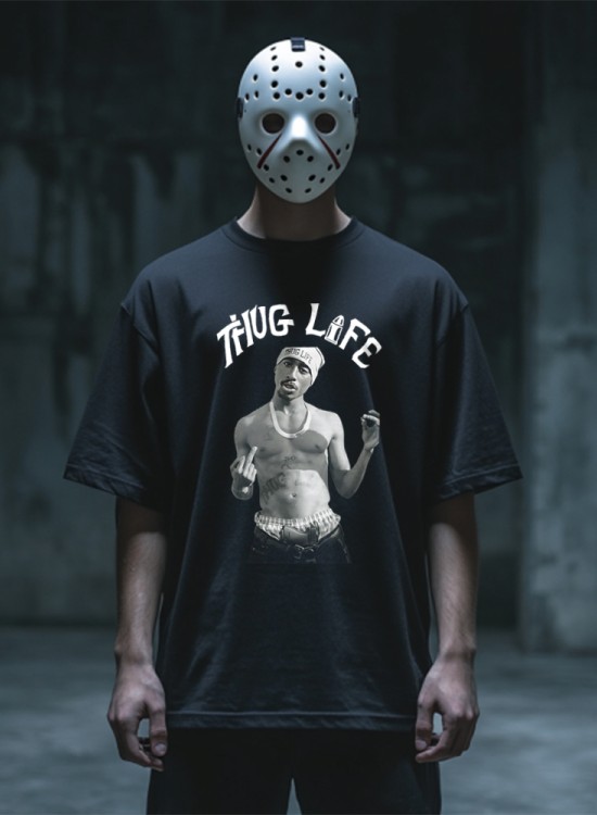 Тениска Thug Life - Хип-Хоп - Jaba.bg