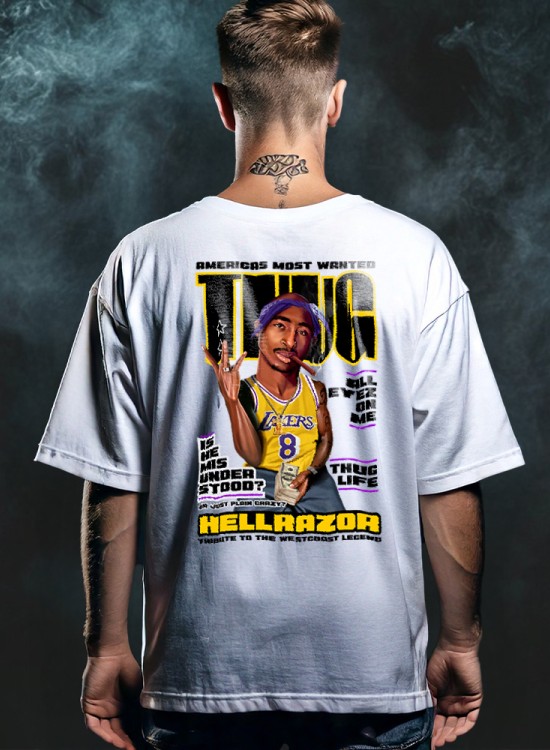 Тениска 2Pac Tupac Shakur Americas Most Wanted Thug - Хип-Хоп - Jaba.bg