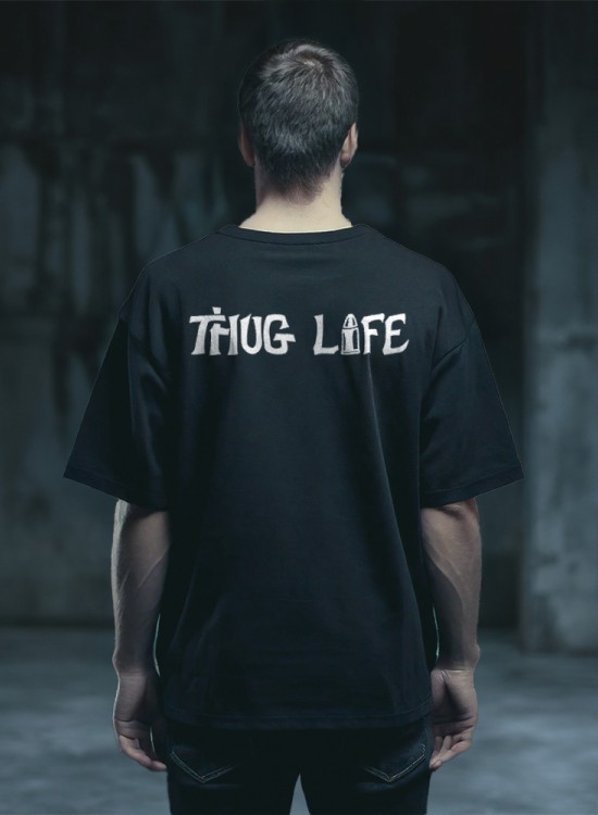Тениска Thug Life - Хип-Хоп - Jaba.bg