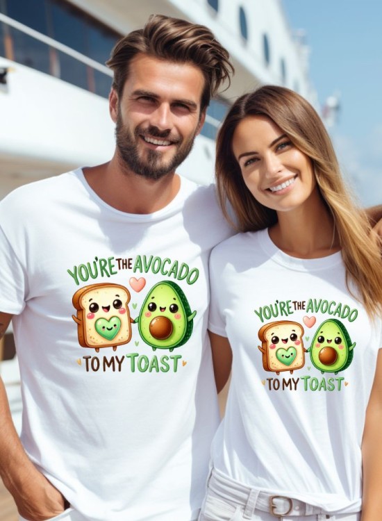 Тениска за двойки Avocado to my Toast - За двойки - Jaba.bg