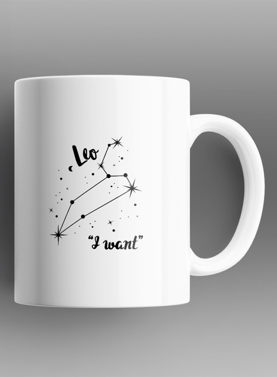 Лъв - Leo Чаша със зодия - Зодии - Jaba.bg