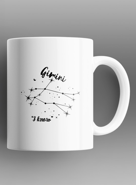 Близнаци - Gemini Чаша със зодия - Зодии - Jaba.bg