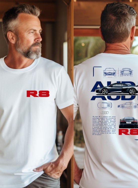 Мъжка тениска AUDI R82 - Коли - Jaba.bg