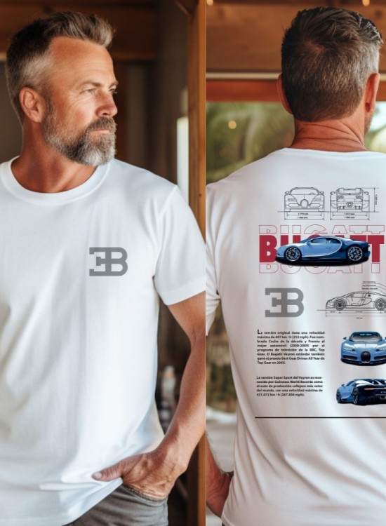Мъжка тениска BUGATTI - Коли - Jaba.bg