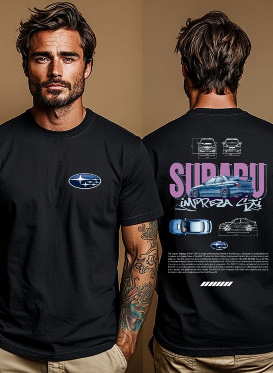 Мъжка тениска SUBARU - Коли - Jaba.bg