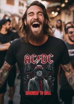 Тениска AC/DC - Highway to hell