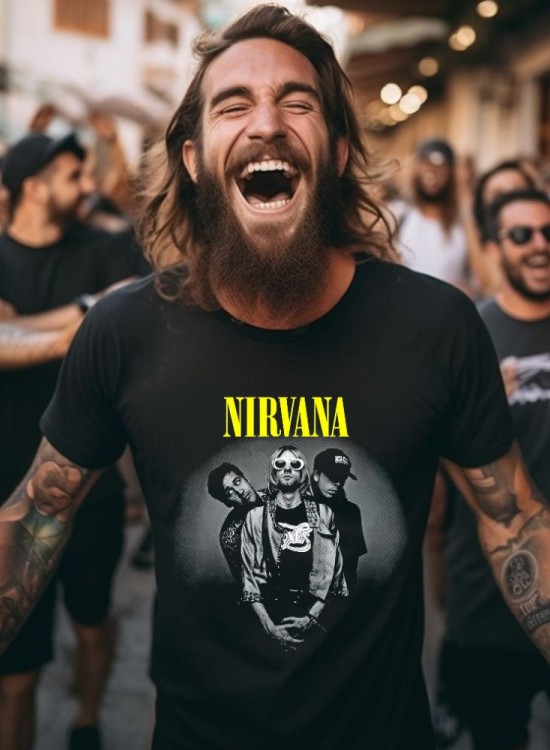 Тениска NIRVANA - Рок / Метъл - Jaba.bg