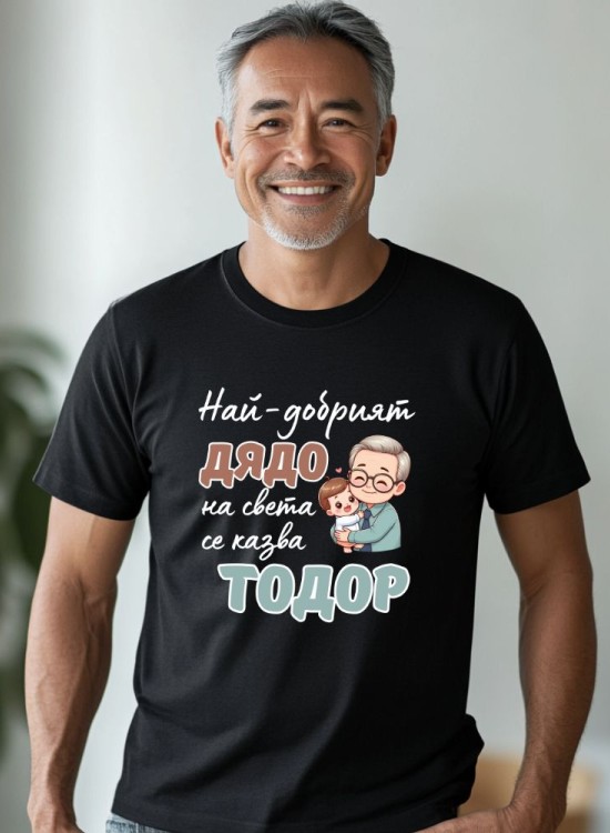 Тениска Най-добрият дядо - Тодоровден - Jaba.bg