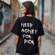 Овърсайз тениска Need Money For DIOR - Трябват ми пари - Jaba.bg